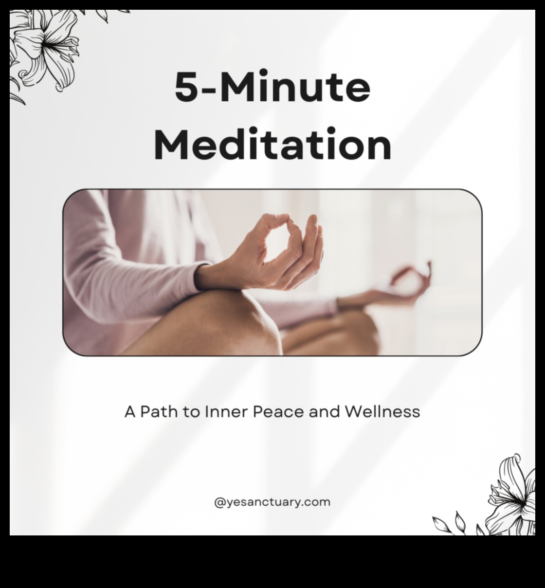 רגוע בין כאוס: טיפוח בריאות נפשית עם מדיטציה יומית