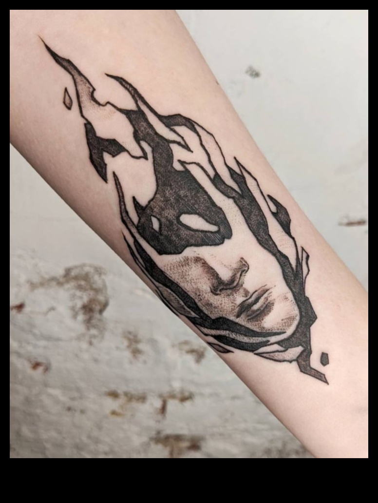 נופי דיו מופשטים: השראה לא שגרתית לעיצוב קעקועים