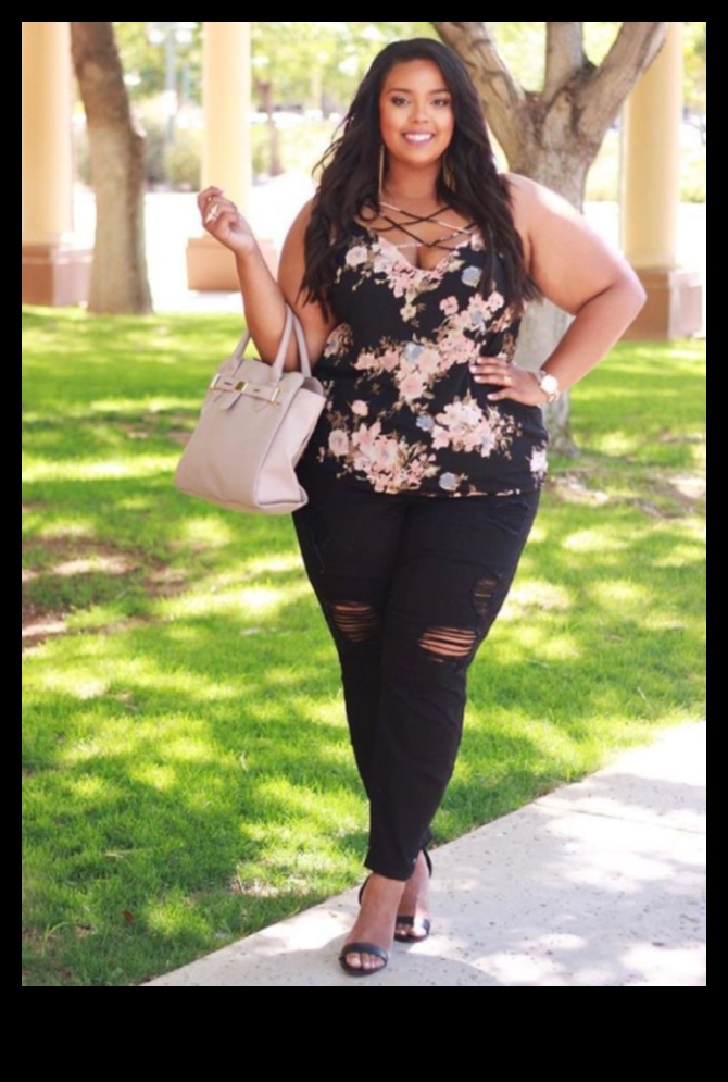 חופש אופנה: תלבושות אופנתיות במידות גדולות שמרשימות