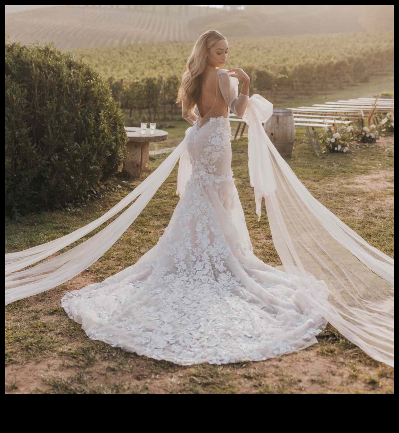 צלליות חלקות: אופנת כלות מודרנית יפהפייה