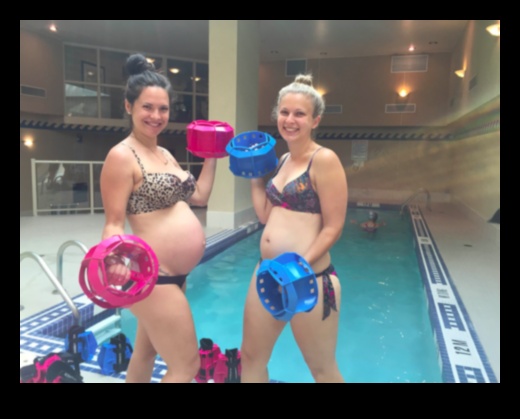 אושר מימי: אימוני הריון מרגיעים במים