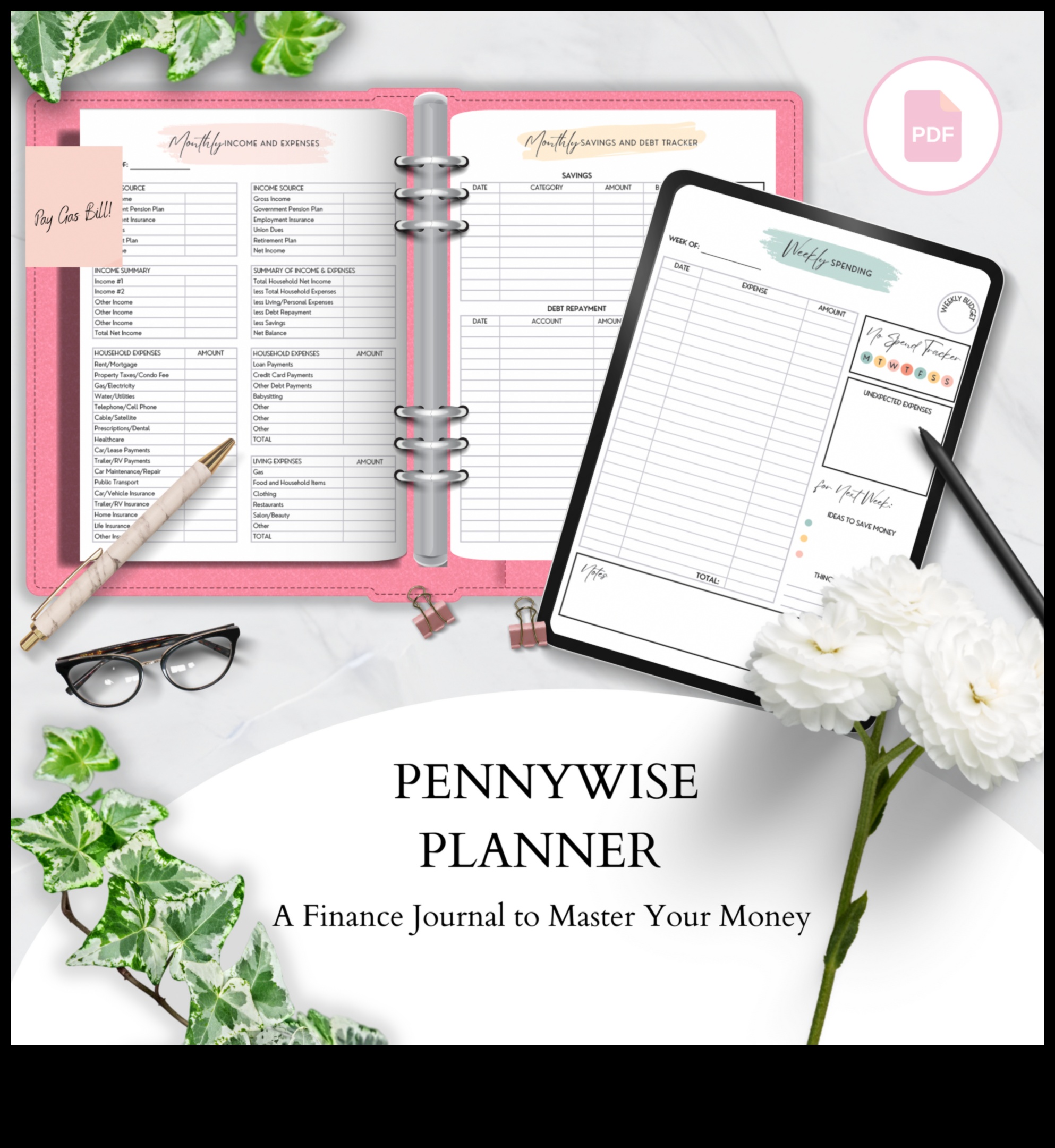 אושר תקציב: Pennywise Planning Finances