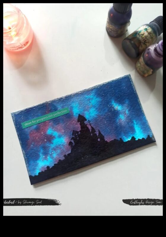 שלמות מצוירת: הקסם האמנותי של צבעי מים